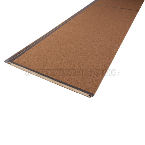 Revestimiento metálico texturizado tipo granito color café reg001 02