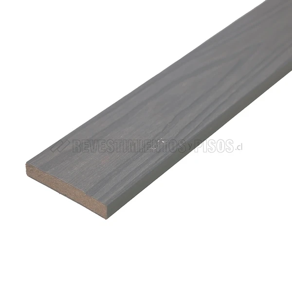 Corta Vista Coextruido WPC Color Gris Piedra