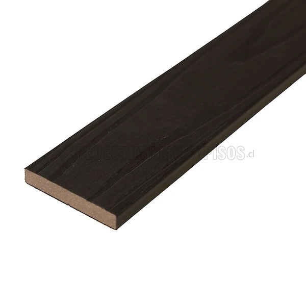 Corta Vista Coextruido WPC Color Negro