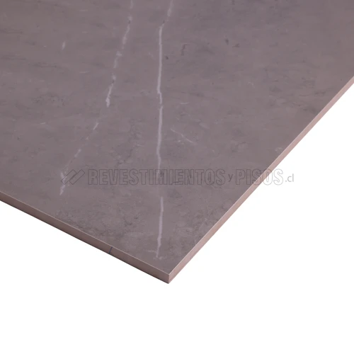Piso Porcelanato 60x60 Brillante Gris Grafito (caja 4 un.)