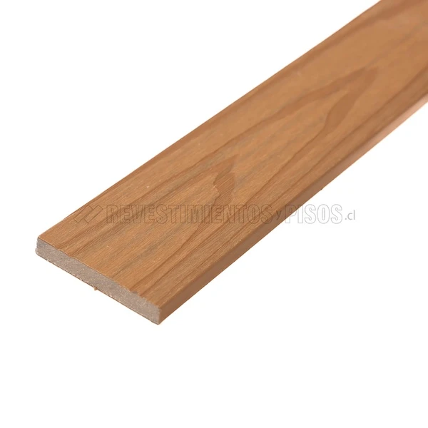 Corta Vista Coextruido WPC Color Café Madera