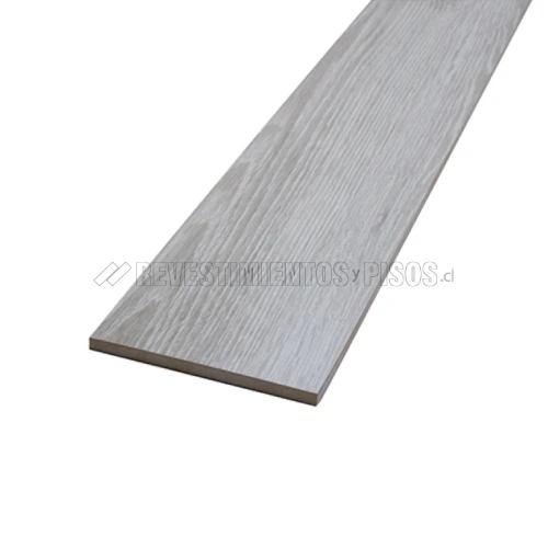 Piso Porcelanato Madera 90x14,6 Gris Piedra (caja 10 un.)