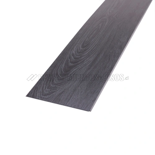Piso Vinílico SPC de Interior Color Carbón (Caja 12 un.)