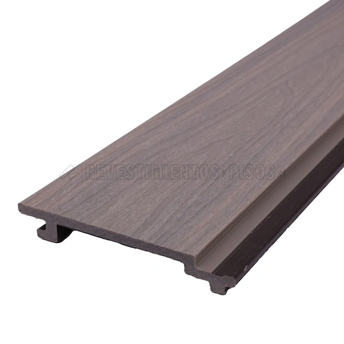 Revestimiento Exterior De Pared Coextruido Color Café Antique