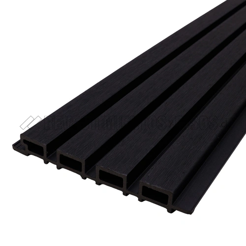 Revestimiento Exterior De Pared Coextruido Color Negro