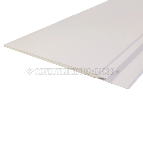Revestimiento Metálico de Pared Color Blanco (Caja 8 un.)