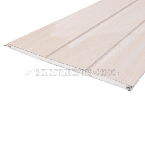 Revestimiento Metálico de Pared Color Crema (Caja 8 un.)