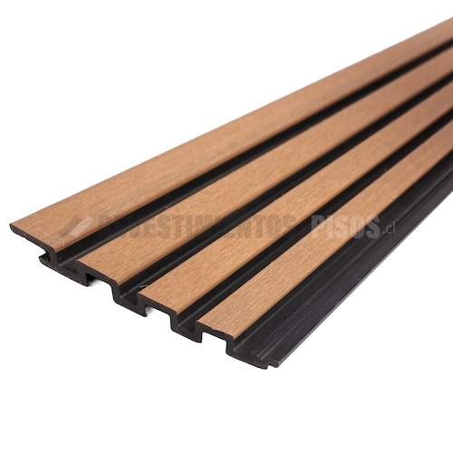 Revestimiento exterior coextruido color madera negro