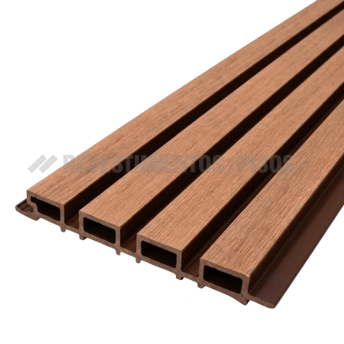 Revestimiento De Pared WPC Extruido Color Madera REW202